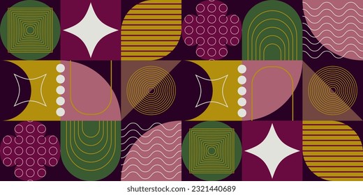Geometric pattern. Seamless print. Vector geometric pattern.