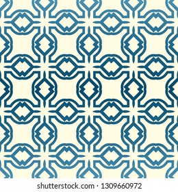 Geometric Pattern. Seamless Texture Color Background. Element For Design. Vector Illustration. Pastel blue milk color.