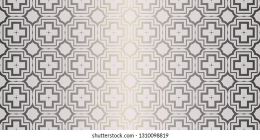 Geometric Pattern. Seamless Texture Color Background. Element For Design. Vector Illustration. Beige silver color.
