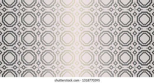 Geometric Pattern. Seamless Texture Color Background. Element For Design. Vector Illustration. Beige silver color.