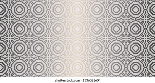 Geometric Pattern. Seamless Texture Color Background. Element For Design. Vector Illustration. Beige silver color.