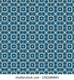 Geometric Pattern. Seamless Texture Color Background. Element For Design. Vector Illustration. Silver blue color.