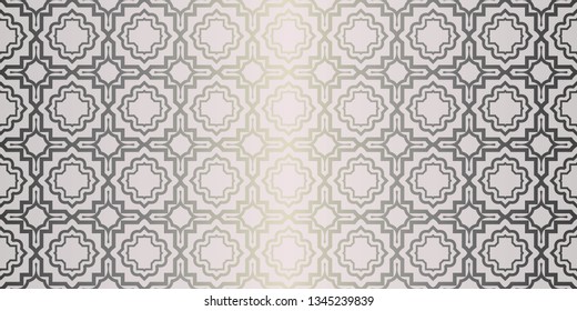 Geometric Pattern. Seamless Texture Color Background. Element For Design. Vector Illustration. Beige silver color.