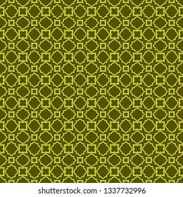 Geometric Pattern. Seamless Texture Green colorColor Background. Vector illustration.