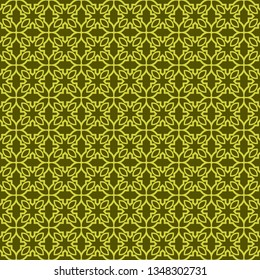 Geometric Pattern. Seamless Texture Green colorColor Background. Vector illustration.