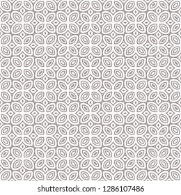 Geometric Pattern. Seamless Texture Grey Color Background. Vector illustration.