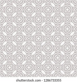Geometric Pattern. Seamless Texture Grey Color Background. Vector illustration.