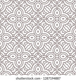 Geometric Pattern. Seamless Texture Grey Color Background. Vector illustration.