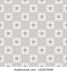 Geometric Pattern. Seamless Texture Grey Color Background. Vector illustration.