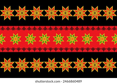 patrón geométrico. sin costura, étnico tradicional, patrón tailandés, patrón de tela para textiles, alfombras, Fondo de pantalla, ropa, sarong, batik, abrigo, bordado, impresión, fondo, cubierta, Ilustración vectorial