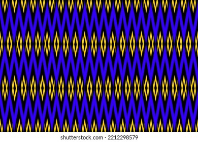 Geometric pattern seamless.can used for fabric,cover,wallpaper,tile.background. Pattern traditional on black blackground.