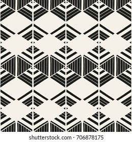 Geometric pattern seamless vector. Abstract modern texture. Monochrome background for wallpaper, textile, fabric, wrapping paper, package or web design backdrop.