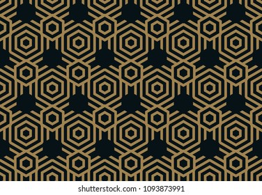 The geometric pattern. Seamless vector background.