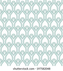 The geometric pattern. Seamless vector background. Blue and white texture.