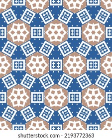 Geometric pattern. Seamless vector background. Ethnic graphic design.