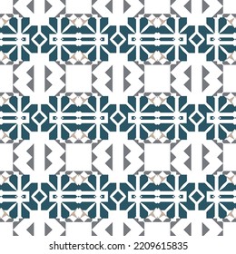Geometric pattern. Seamless vector background. Ethnic graphic design.