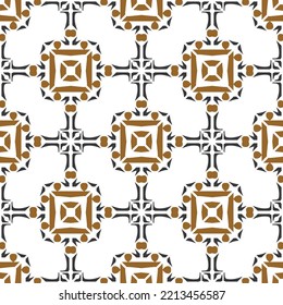Geometric pattern. Seamless vector background. Ethnic graphic design.
