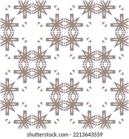 Geometric pattern. Seamless vector background. Ethnic graphic design.