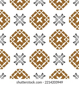Geometric pattern. Seamless vector background. Ethnic graphic design.
