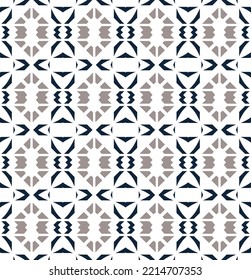 Geometric pattern. Seamless vector background. Ethnic graphic design.