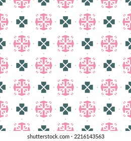 Geometric pattern. Seamless vector background. Ethnic graphic design.