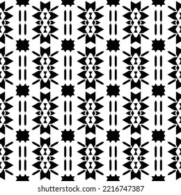 Geometric pattern. Seamless vector background. Ethnic graphic design.