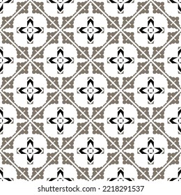 Geometric pattern. Seamless vector background. Ethnic graphic design.