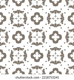 Geometric pattern. Seamless vector background. Ethnic graphic design.