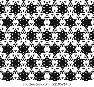Geometric pattern. Seamless vector background. Ethnic graphic design.