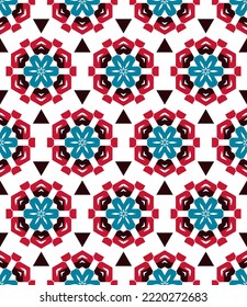 Geometric pattern. Seamless vector background. Ethnic graphic design.