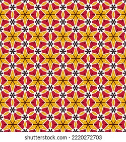 Geometric pattern. Seamless vector background. Ethnic graphic design.