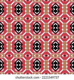 Geometric pattern. Seamless vector background. Ethnic graphic design.