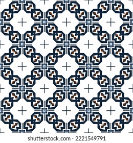 Geometric pattern. Seamless vector background. Ethnic graphic design.