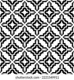 Geometric pattern. Seamless vector background. Ethnic graphic design.