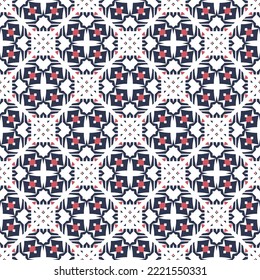 Geometric pattern. Seamless vector background. Ethnic graphic design.