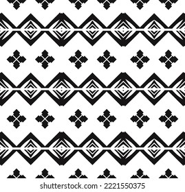 Geometric pattern. Seamless vector background. Ethnic graphic design.