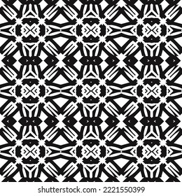 Geometric pattern. Seamless vector background. Ethnic graphic design.
