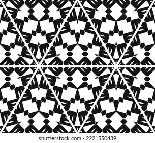 Geometric pattern. Seamless vector background. Ethnic graphic design.