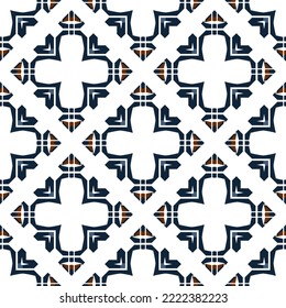 Geometric pattern. Seamless vector background. Ethnic graphic design.