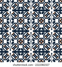 Geometric pattern. Seamless vector background. Ethnic graphic design.