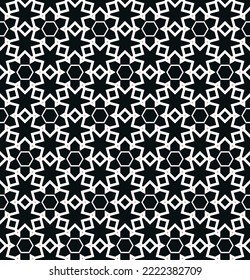 Geometric pattern. Seamless vector background. Ethnic graphic design.