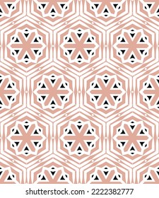 Geometric pattern. Seamless vector background. Ethnic graphic design.