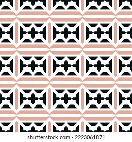 Geometric pattern. Seamless vector background. Ethnic graphic design.