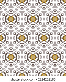 Geometric pattern. Seamless vector background. Ethnic graphic design.