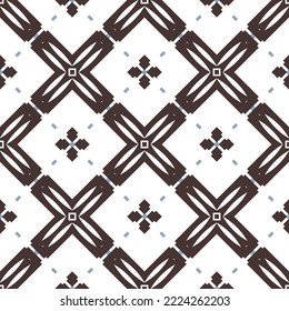 Geometric pattern. Seamless vector background. Ethnic graphic design.