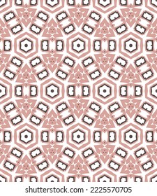 Geometric pattern. Seamless vector background. Ethnic graphic design.