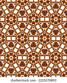 Geometric pattern. Seamless vector background. Ethnic graphic design.