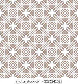 Geometric pattern. Seamless vector background. Ethnic graphic design.