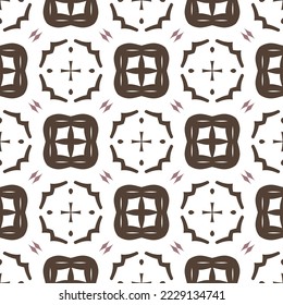 Geometric pattern. Seamless vector background. Ethnic graphic design.