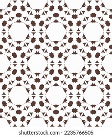 Geometric pattern. Seamless vector background. Ethnic graphic design.